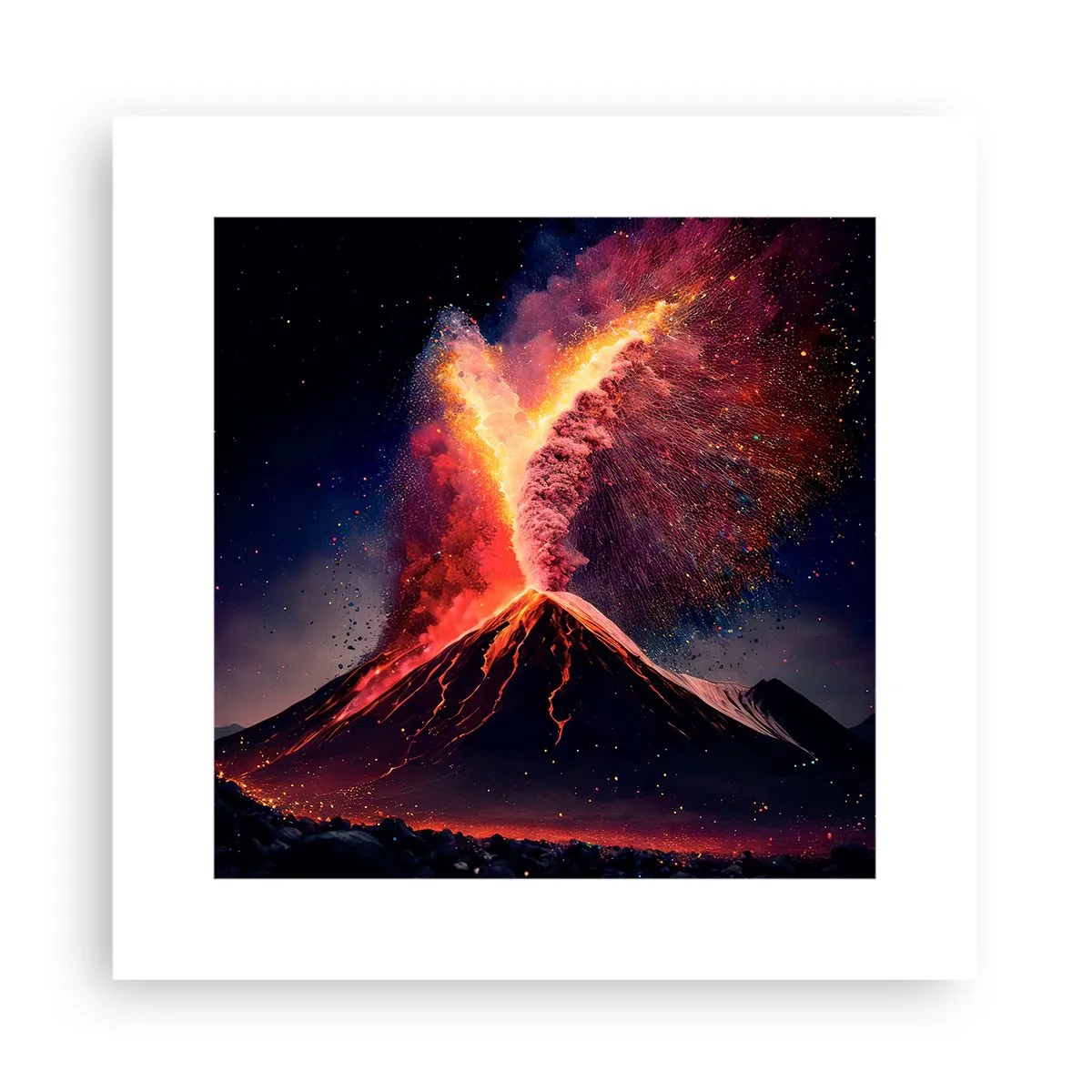 Plagát - Krása a hrôza - 30x30 cm