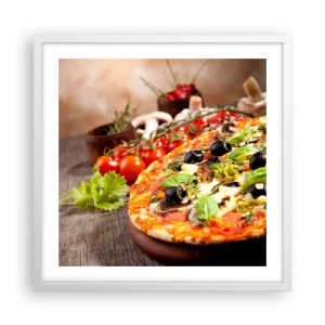 Plagát v bielom ráme - Z telurických zložiek - 50x50 cm