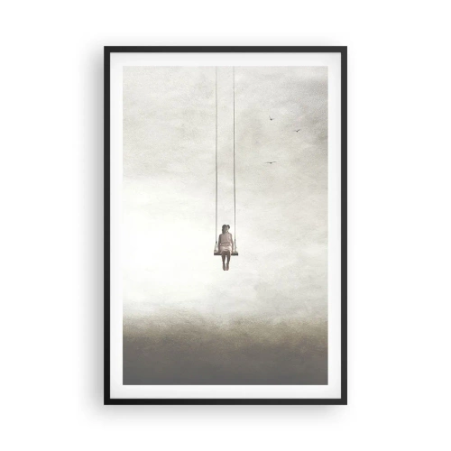 Plagát v čiernom ráme - Dieťa v nás - 61x91 cm