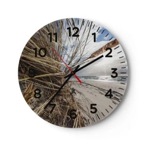 Nástenné hodiny - Stretnutie živlov - 30x30 cm