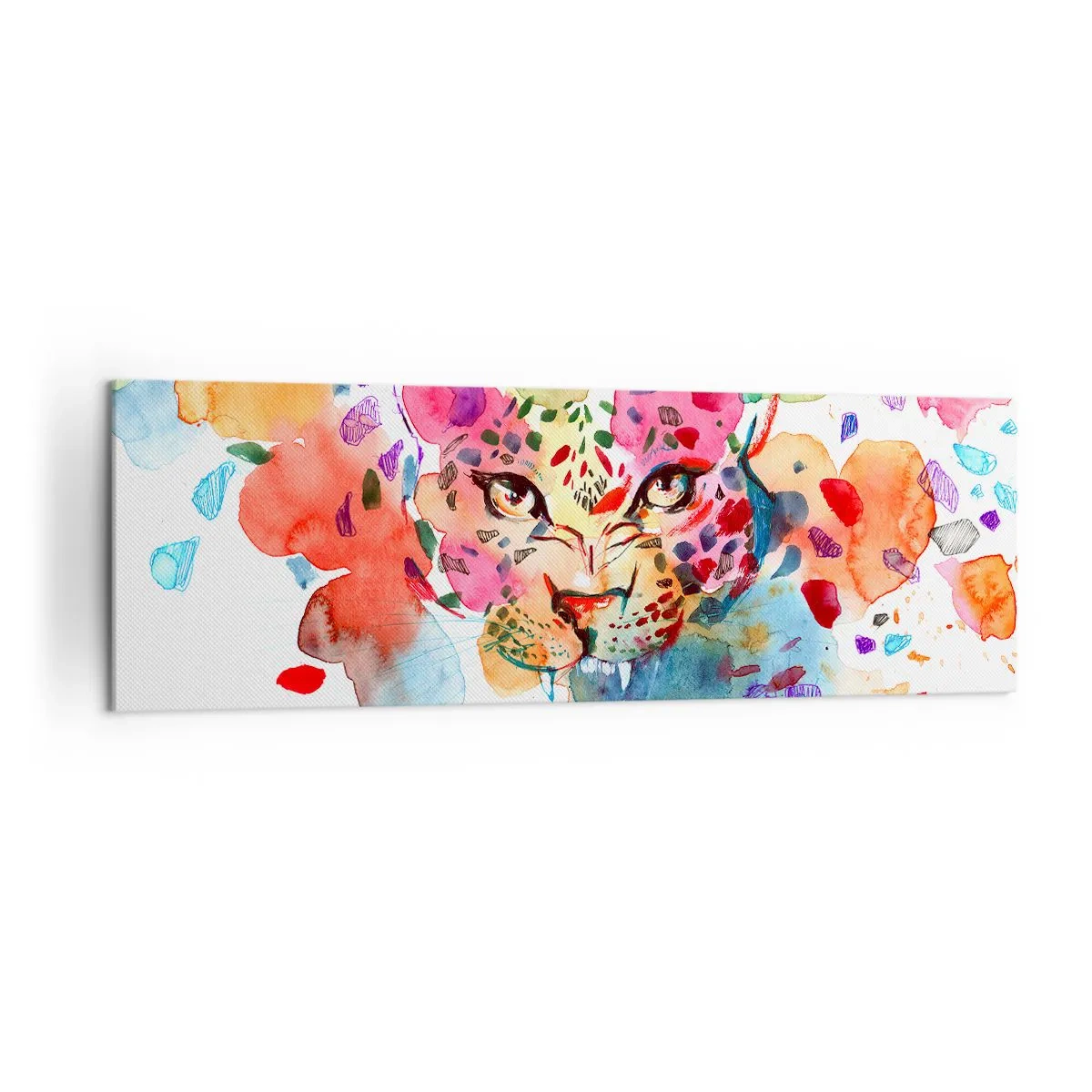 Obraz na plátne - Kráska a zviera - 160x50 cm