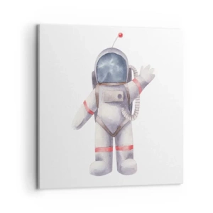 Obraz na plátne - Tak zatiaľ! - 60x60 cm