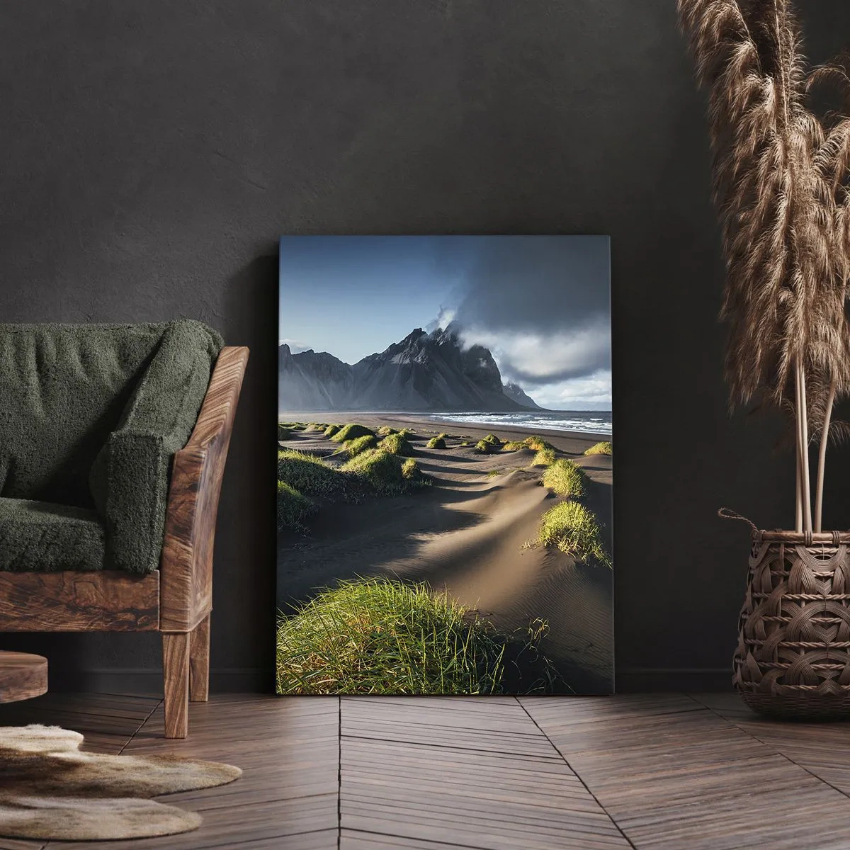 Obraz na plátne - Harmónia živlov - 55x100 cm