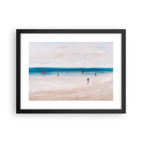 Plagát v čiernom ráme - Prirodzená potreba - 40x30 cm