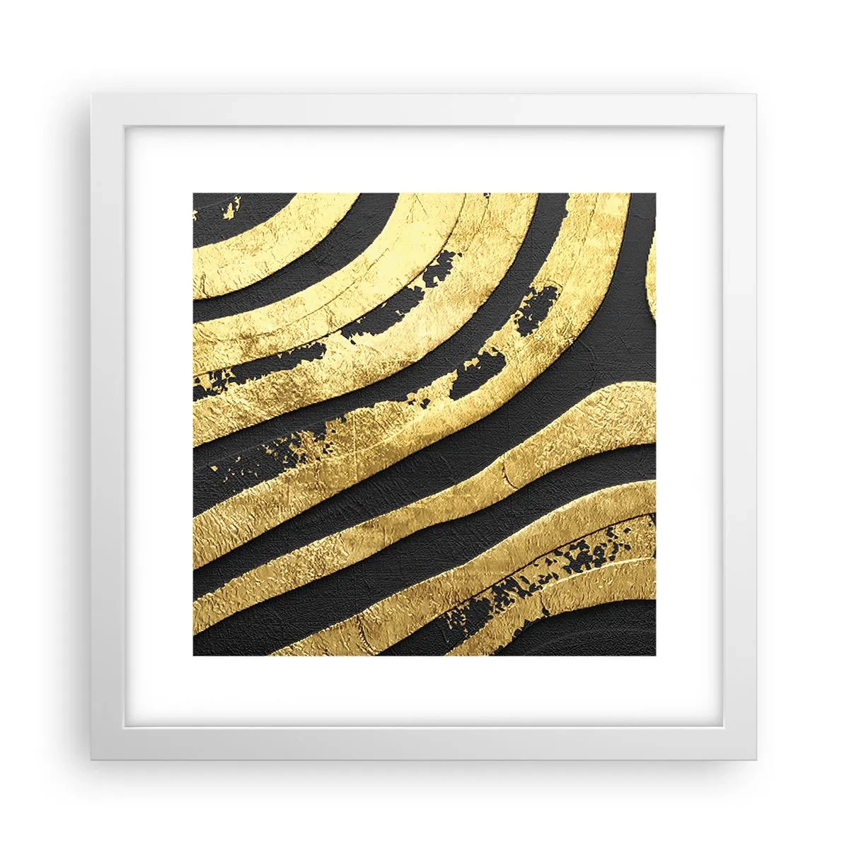 Plagát v bielom ráme - Všetko plynie - 30x30 cm