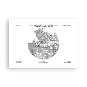 Plagát - Anatómia Vancouveru - 100x70 cm