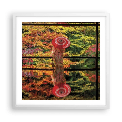 Plagát v bielom ráme - V chráme prírody - 50x50 cm