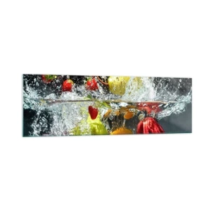 Obraz na skle - Ovocné osvieženie - 160x50 cm