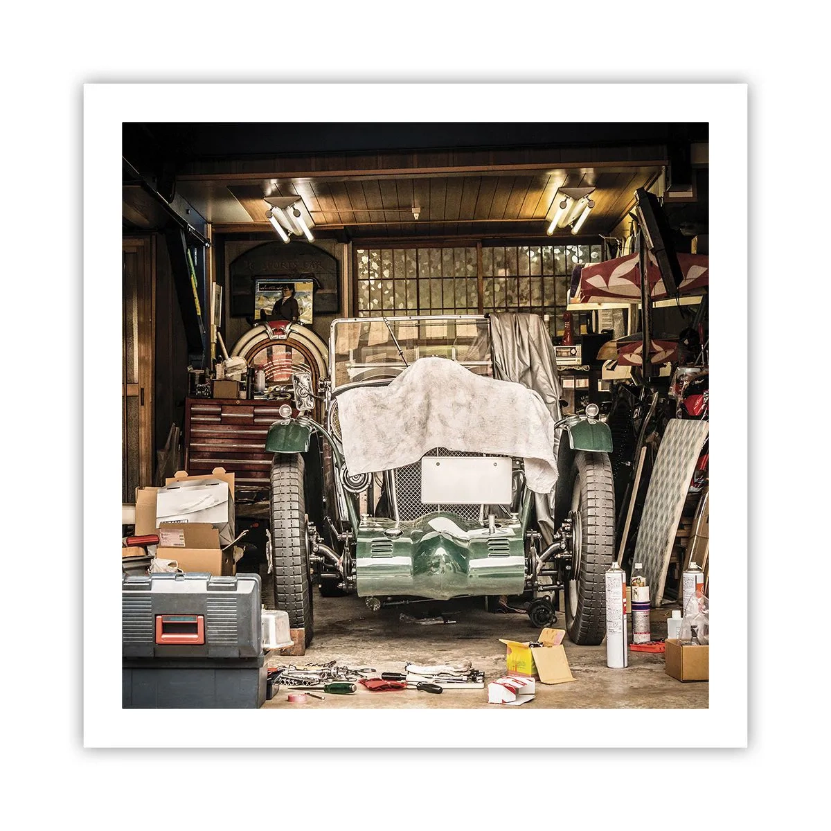 Plagát - Späť do minulosti - 60x60 cm