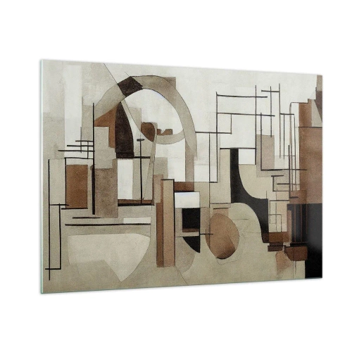 Obraz na skle - Mestská krajina 2.0 - 100x70 cm