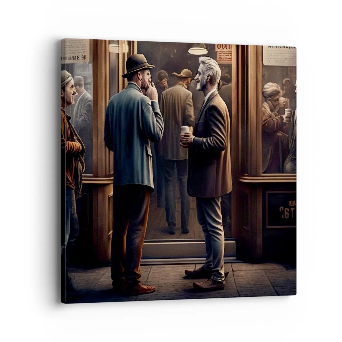 Obraz na plátne - Dobrá chvíľa dňa - 40x40 cm