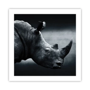 Plagát - Pravý profil - 50x50 cm