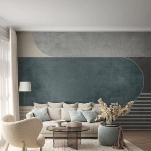 Fototapeta na mieru Premium Canvas - Kompozícia na úrovni - Minimalizmus, Tvary, Pastel