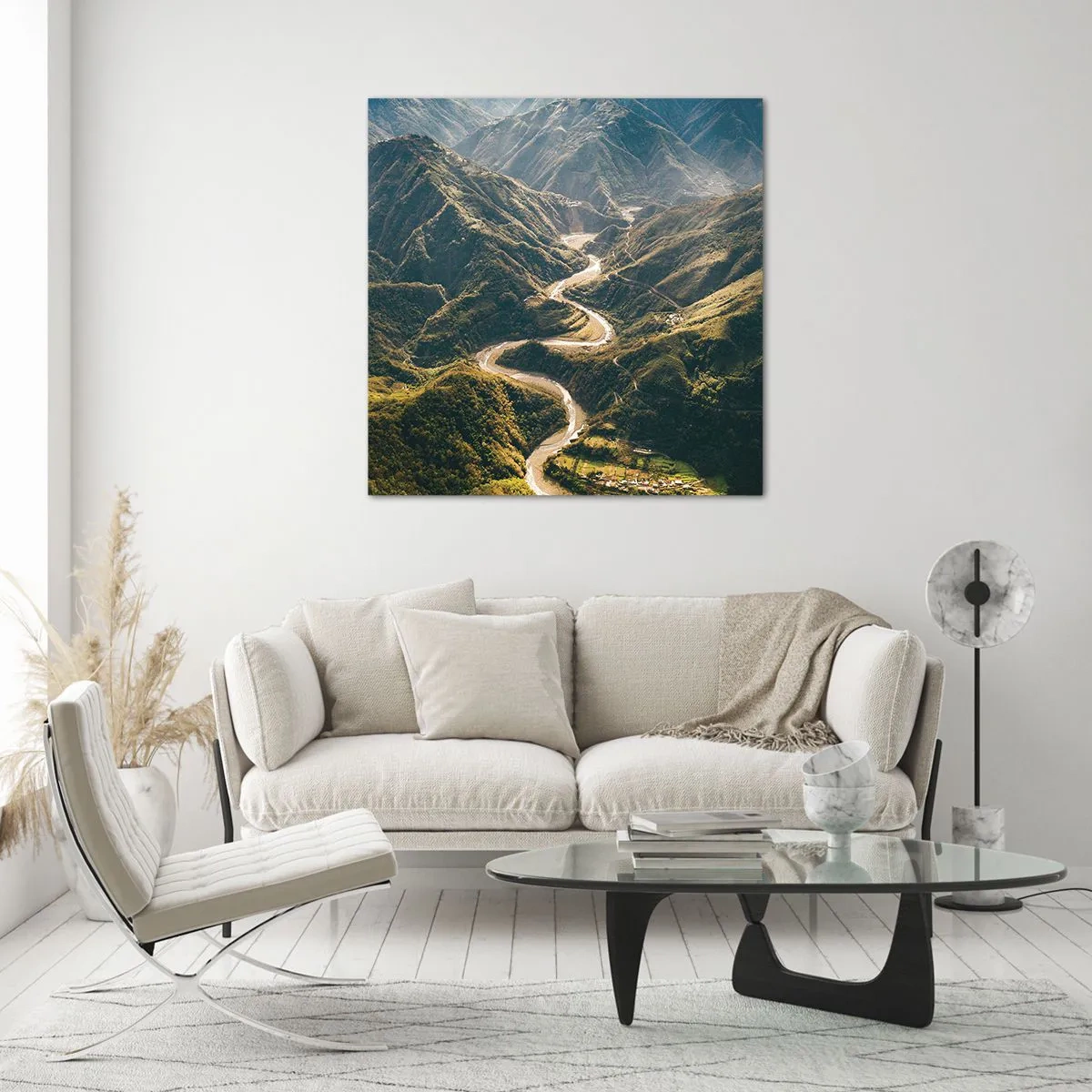 Obraz na skle - Priamo zo srdca hôr - 60x60 cm