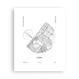 Plagát - Anatómia Dubaja - 40x50 cm