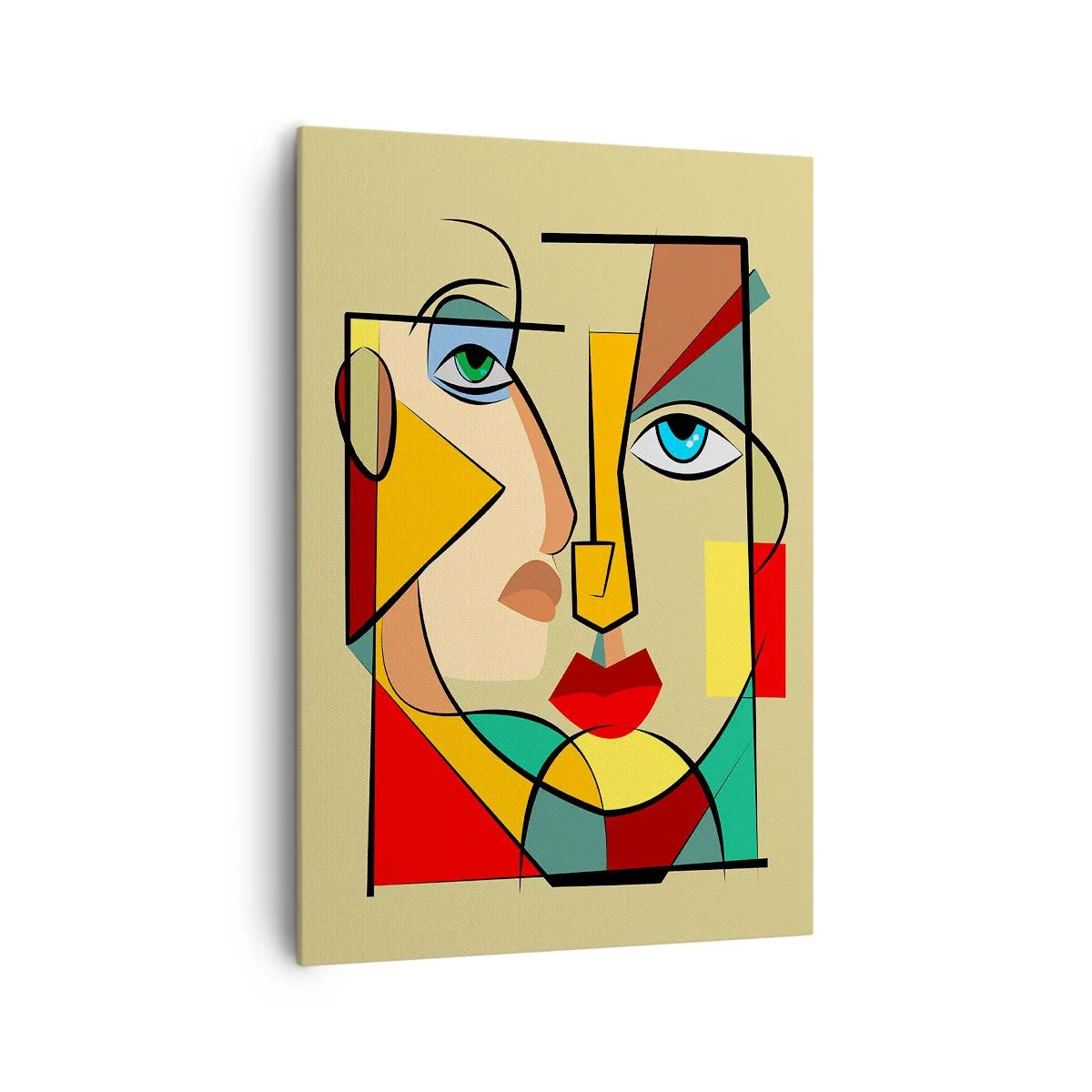 Obraz na plátne - Zhodný pár - 70x100 cm