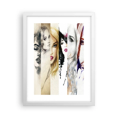 Plagát v bielom ráme - A vždy si to TY - 30x40 cm