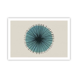 Plagát - Žiariaca modrá - 91x61 cm