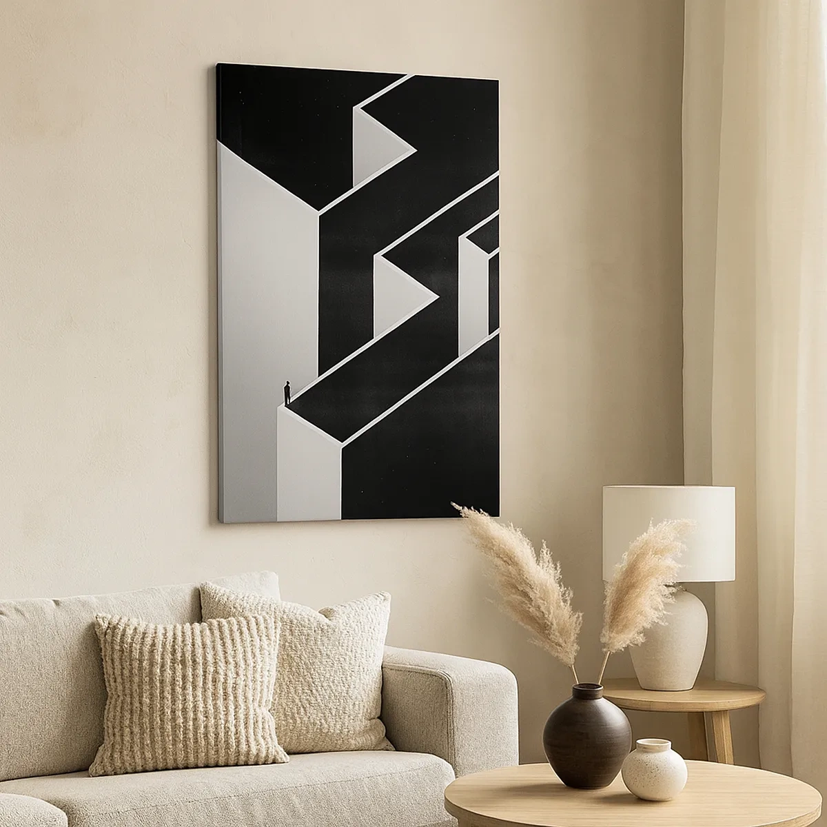 Obraz na plátne - Osamelosť na vrchole - 50x70 cm