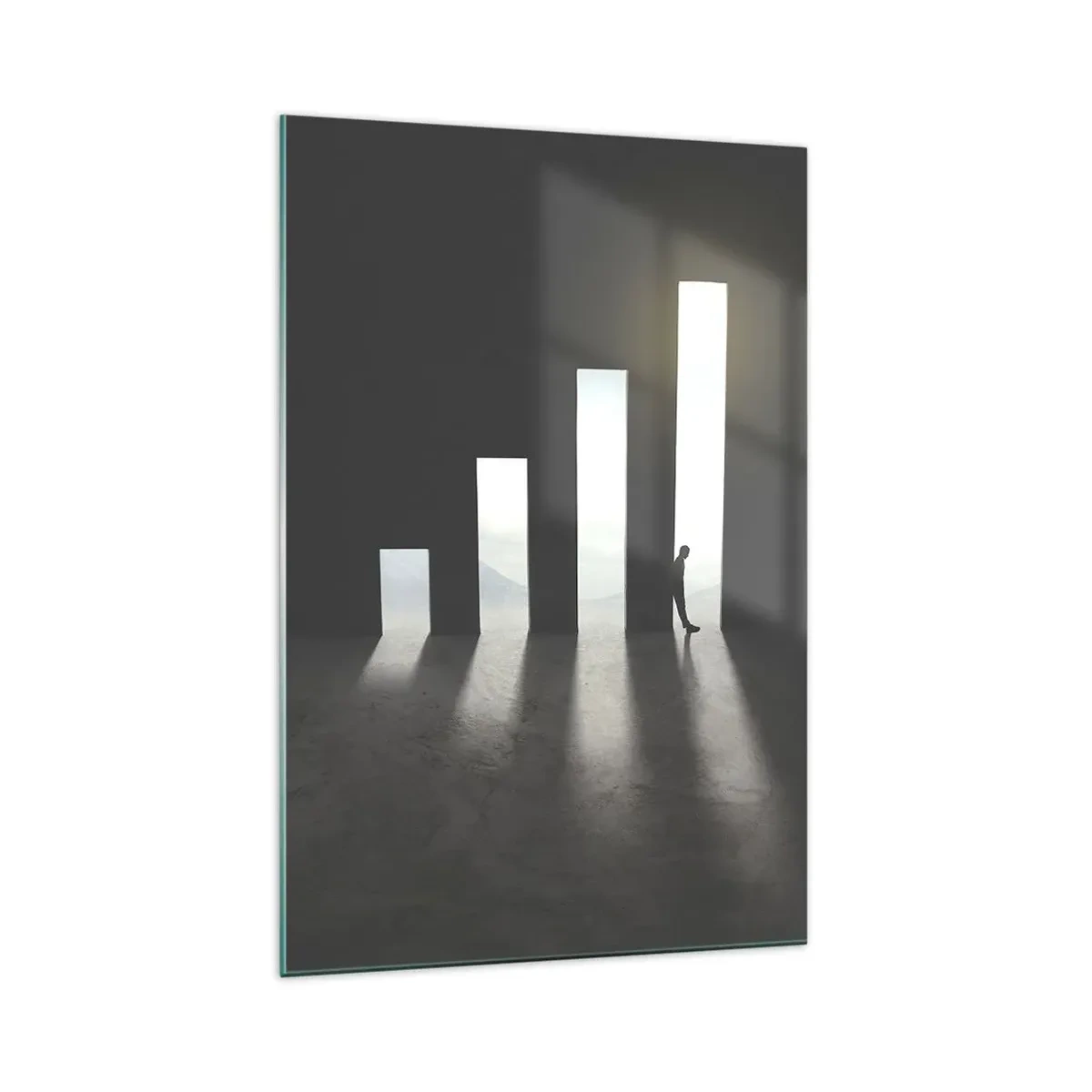 Obraz na skle - Úspech – impresia - 70x100 cm