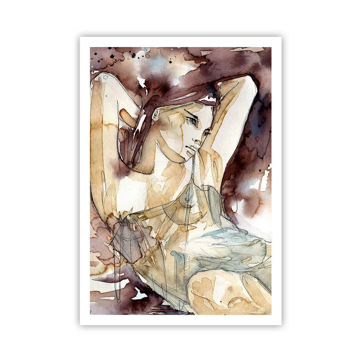 Plagát - Fialová nálada - 70x100 cm