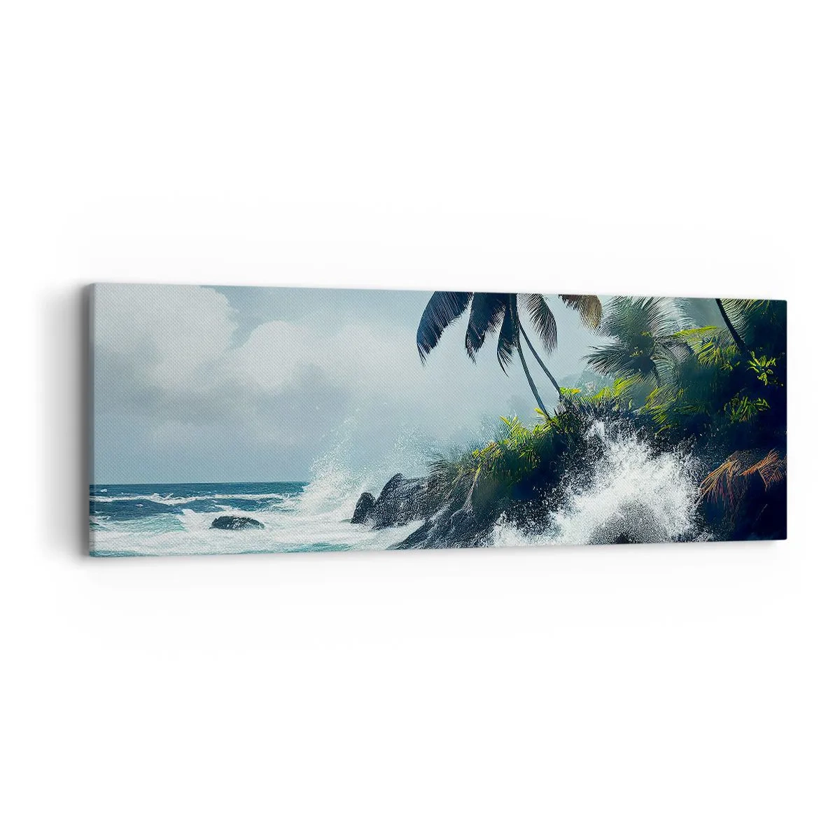 Obraz na plátne - Na tropickom pobreží - 90x30 cm