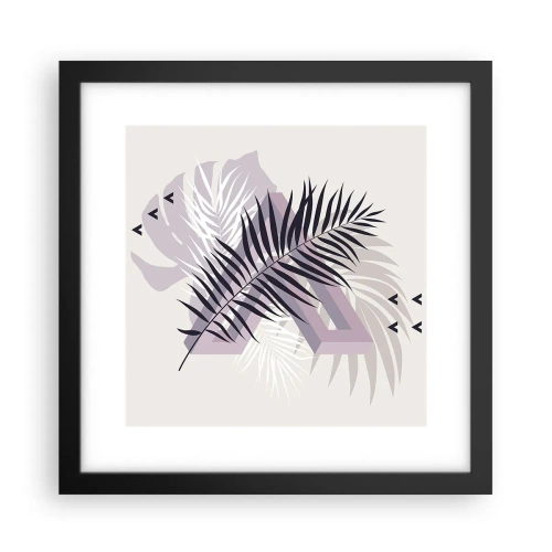 Plagát v čiernom ráme - Tieň tieňa - 30x30 cm