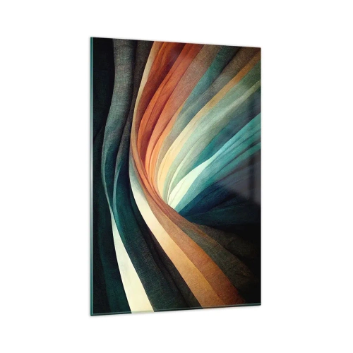Obraz na skle - Utkané z farieb - 80x120 cm