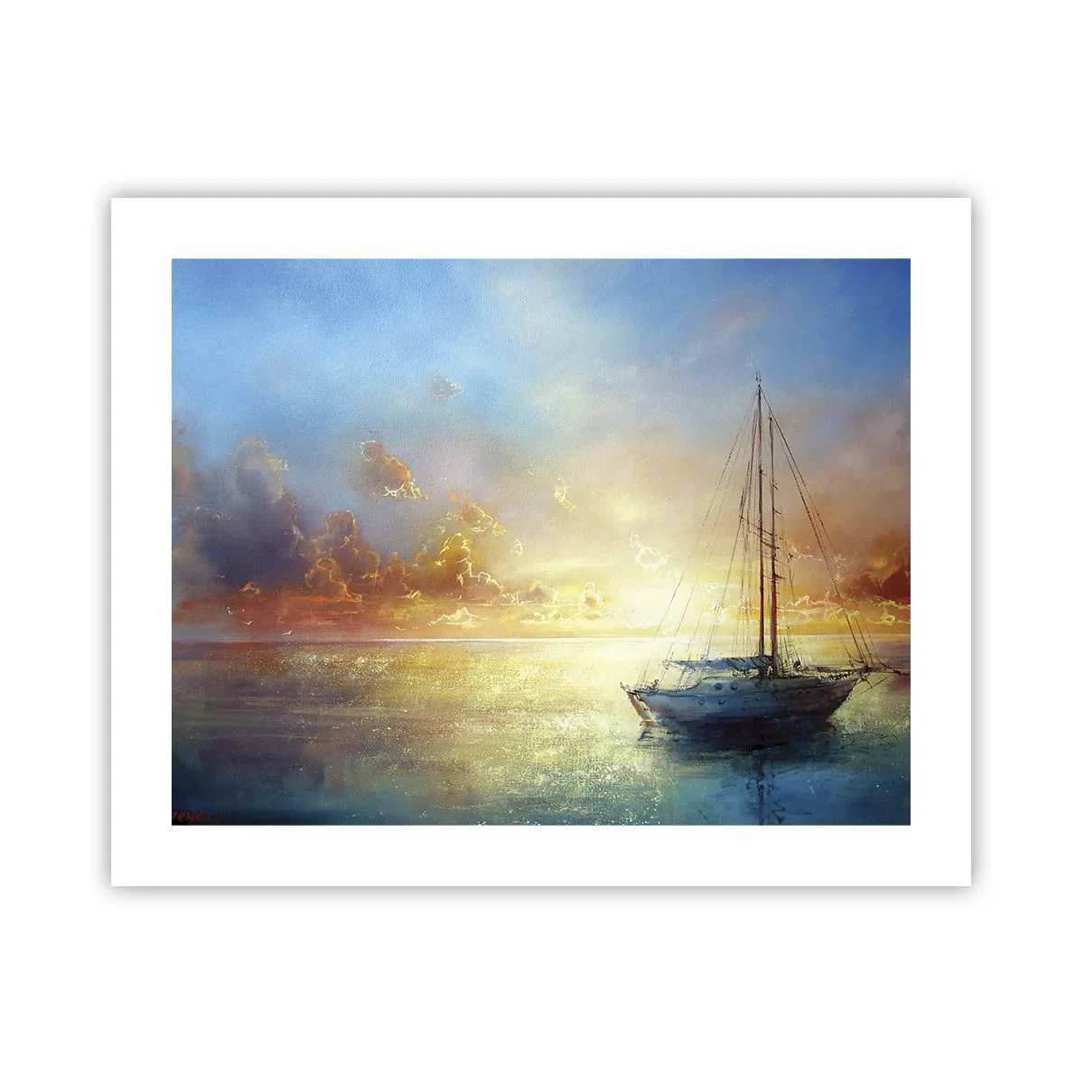 Plagát - V zlatom zálive - 50x40 cm