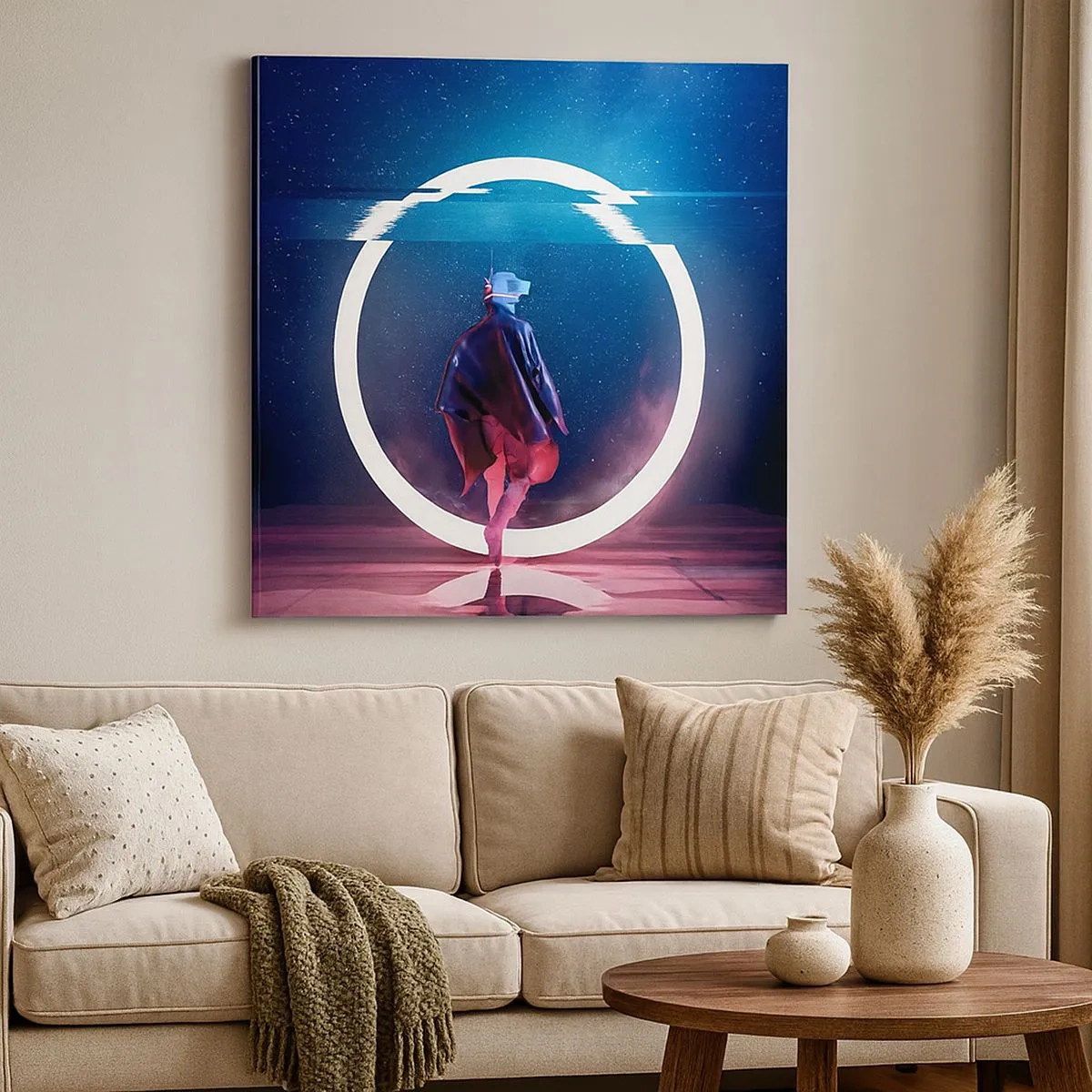 Obraz na plátne - Medzi svetmi - 30x30 cm