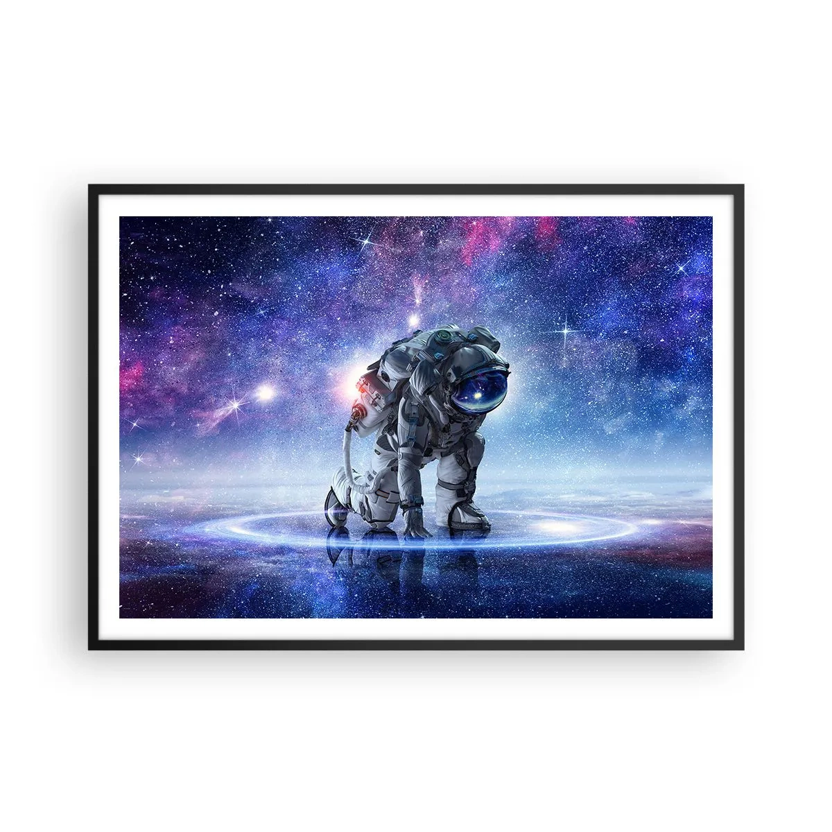Plagát v čiernom ráme - Hviezdne nebo nado mnou - 100x70 cm