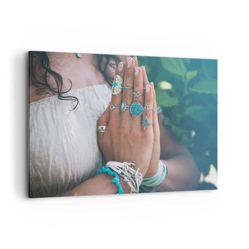 Obraz na plátne - Vitajte v centre bytia - 100x70 cm