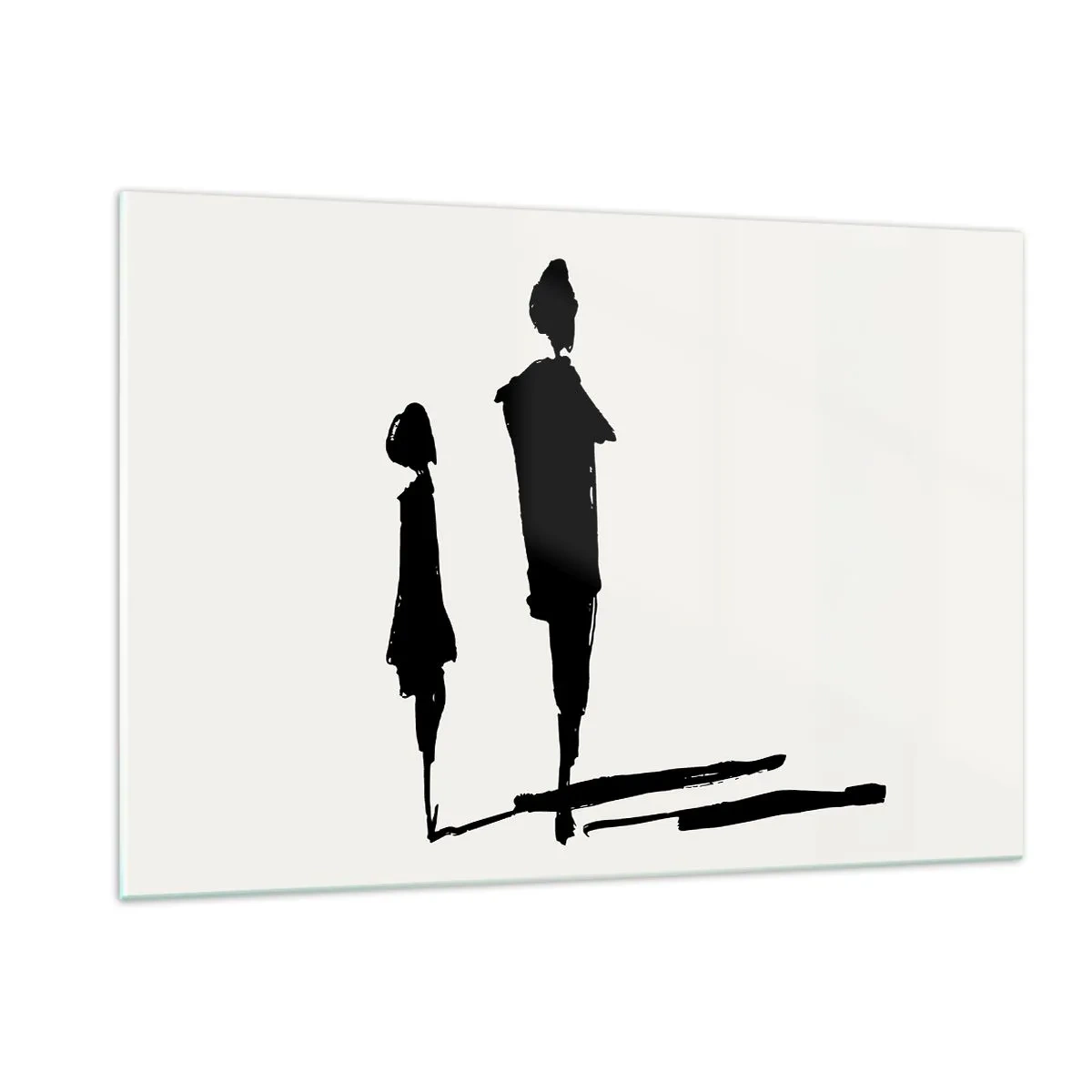 Obraz na skle - Určite spolu? - 120x80 cm