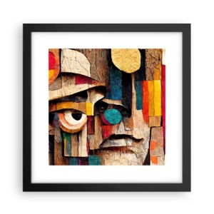 Plagát v čiernom ráme - Vidím ťa… - 30x30 cm