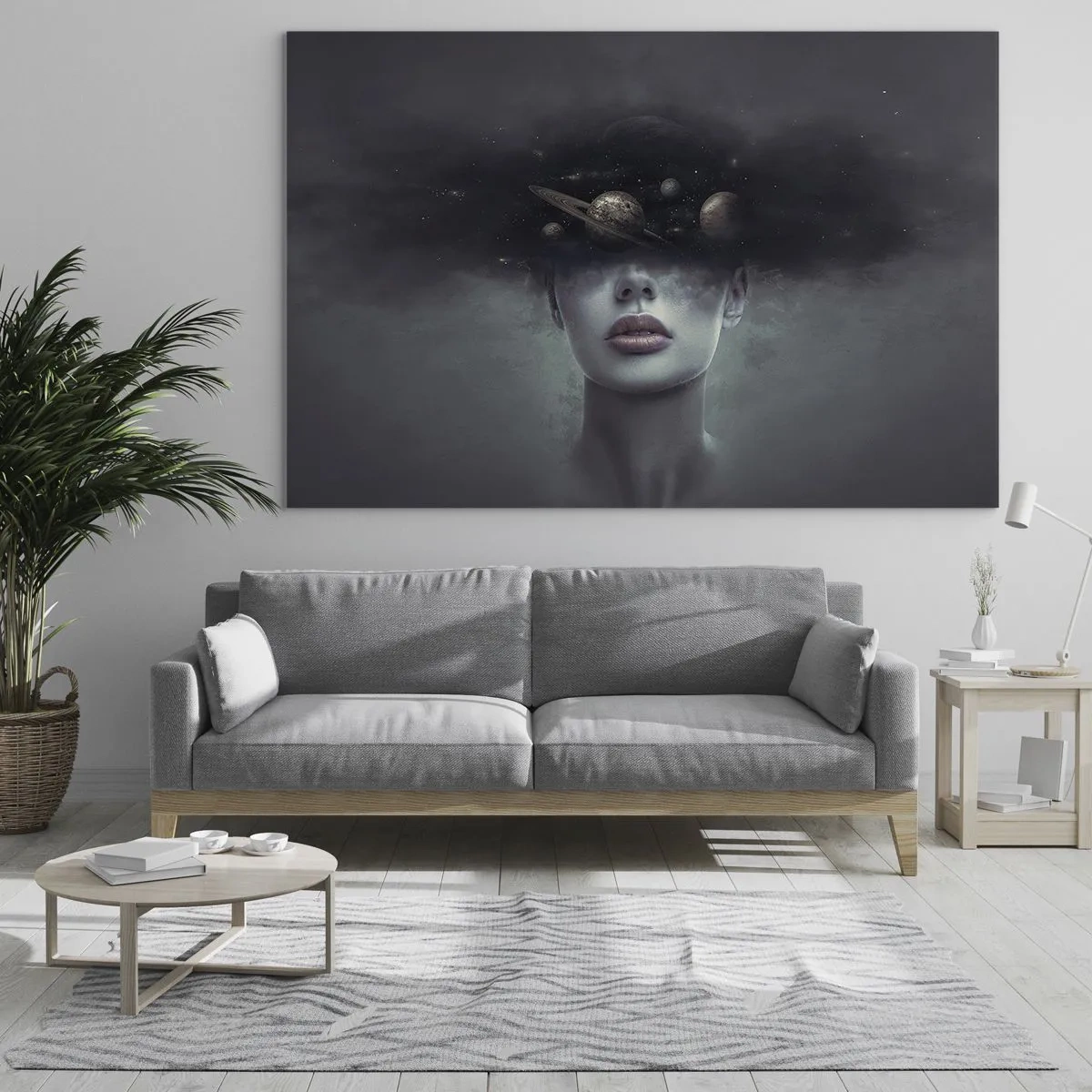 Obraz na skle - A planéty… - 100x70 cm