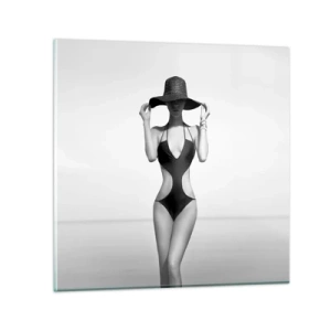 Obraz na skle - Volám sa: Elegancia - 60x60 cm