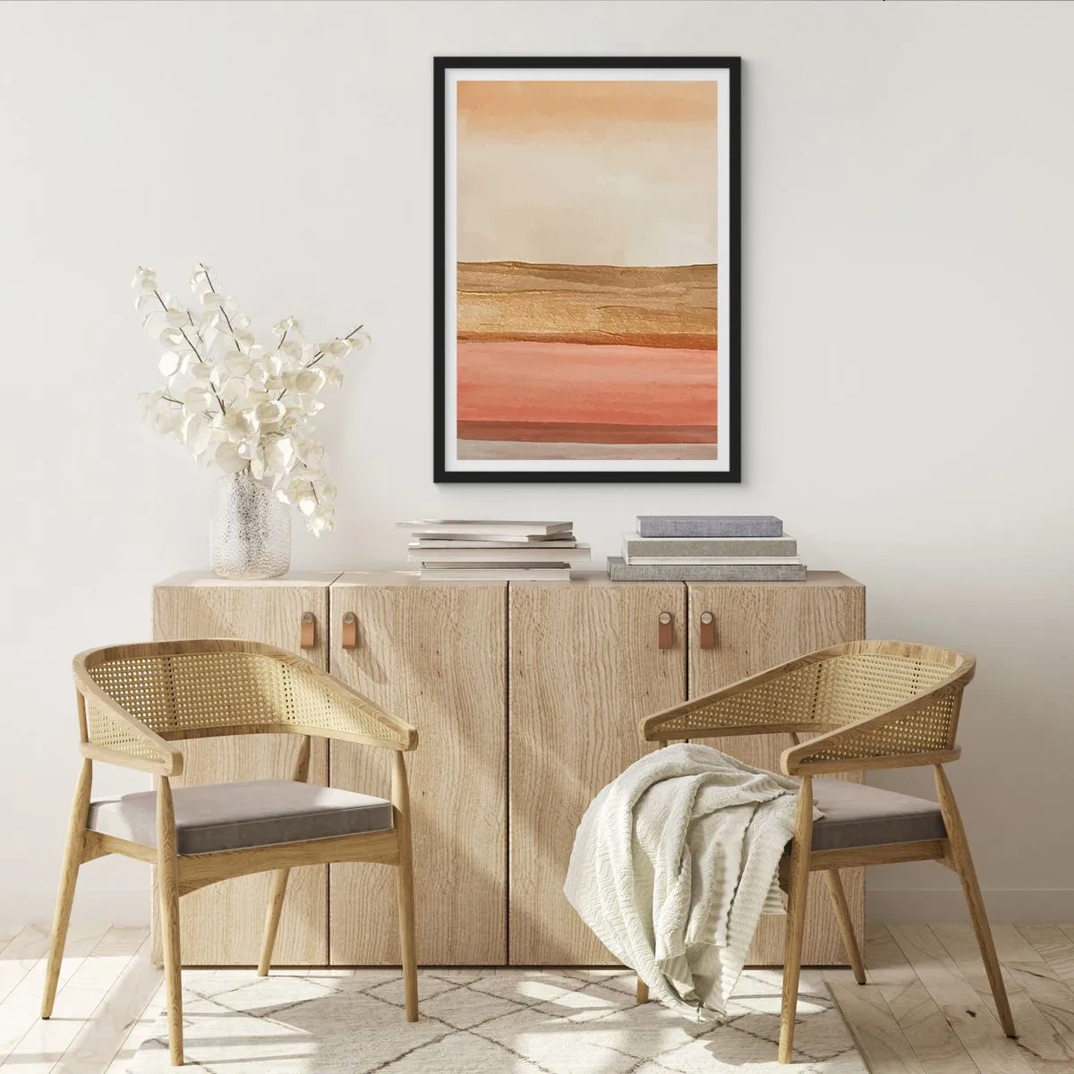 Plagát v čiernom ráme - Vertikálna kompozícia - 61x91 cm