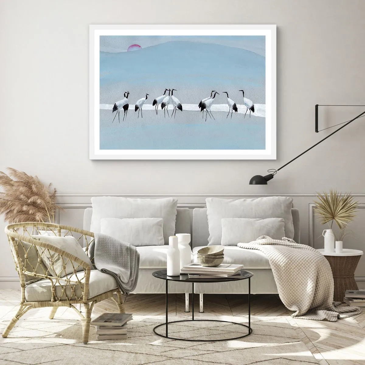 Plagát v bielom ráme - Po horúcom dni - 70x50 cm