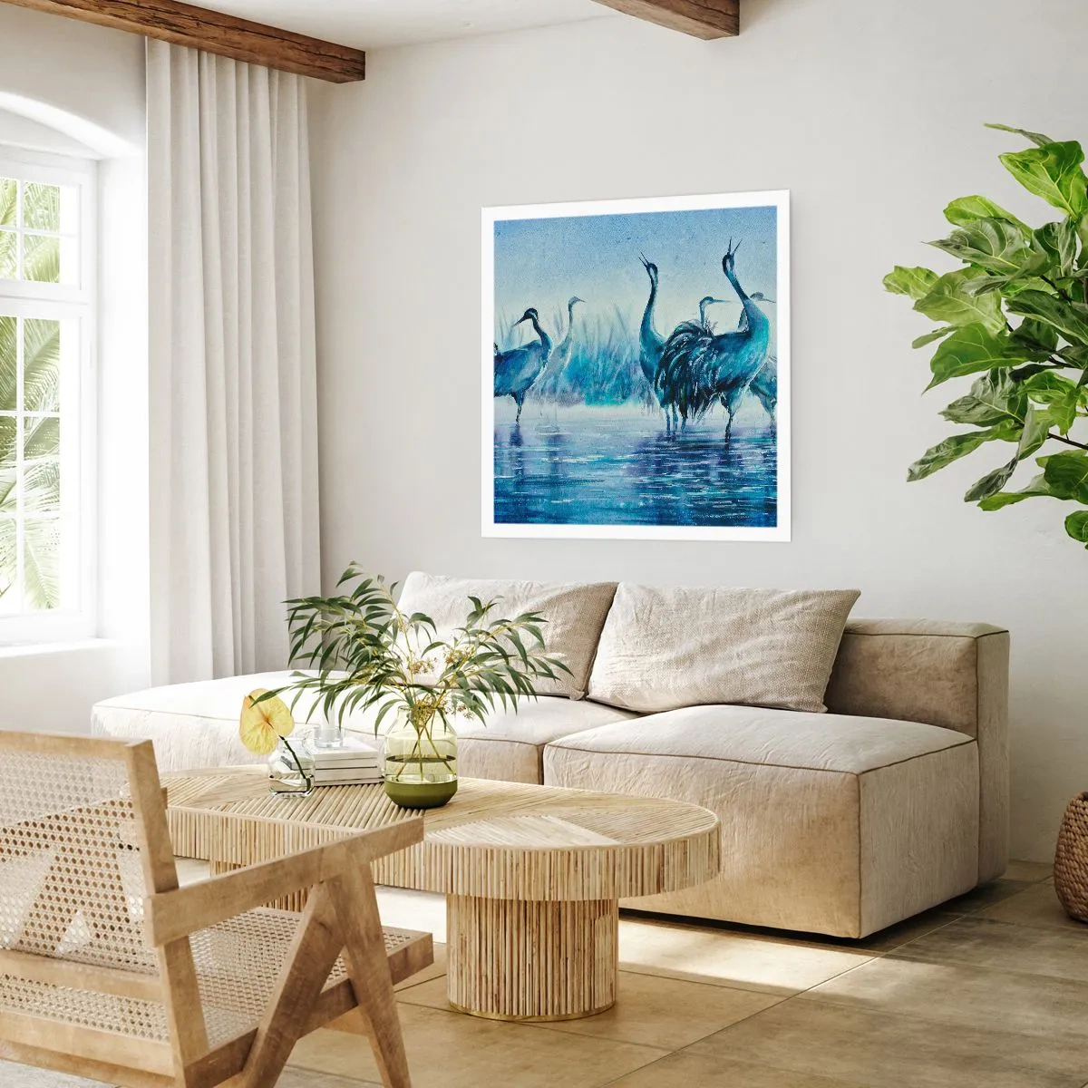 Plagát - Ranné stretnutie - 60x60 cm