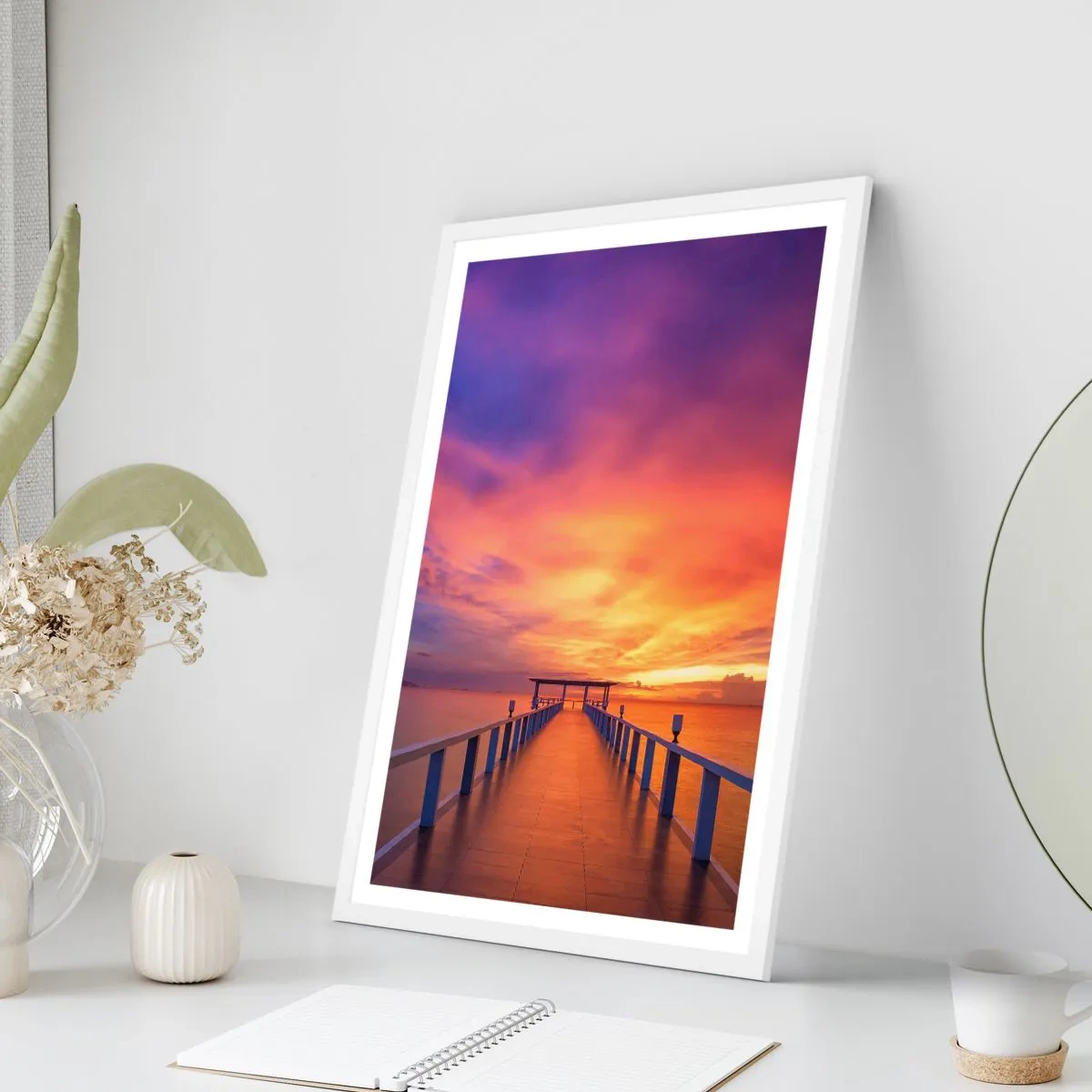 Plagát v bielom ráme - Bez konca - 50x70 cm