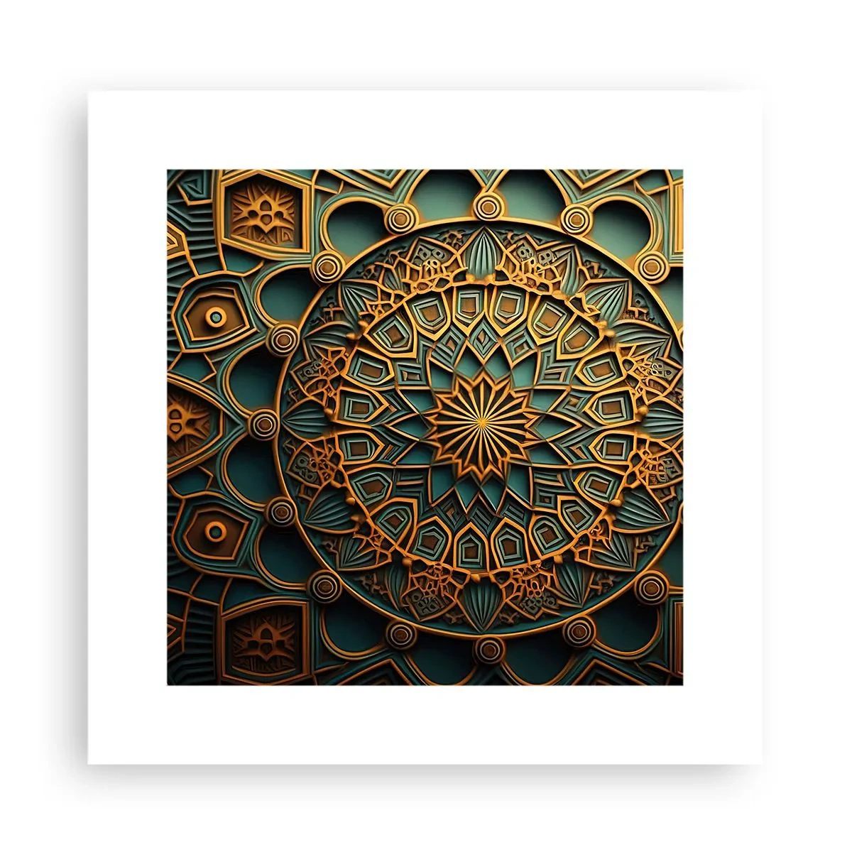 Plagát - V arabskom štýle - 30x30 cm