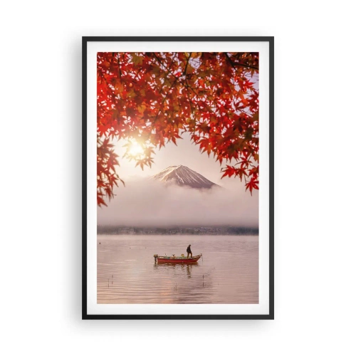 Plagát v čiernom ráme - V japonskom štýle - 61x91 cm