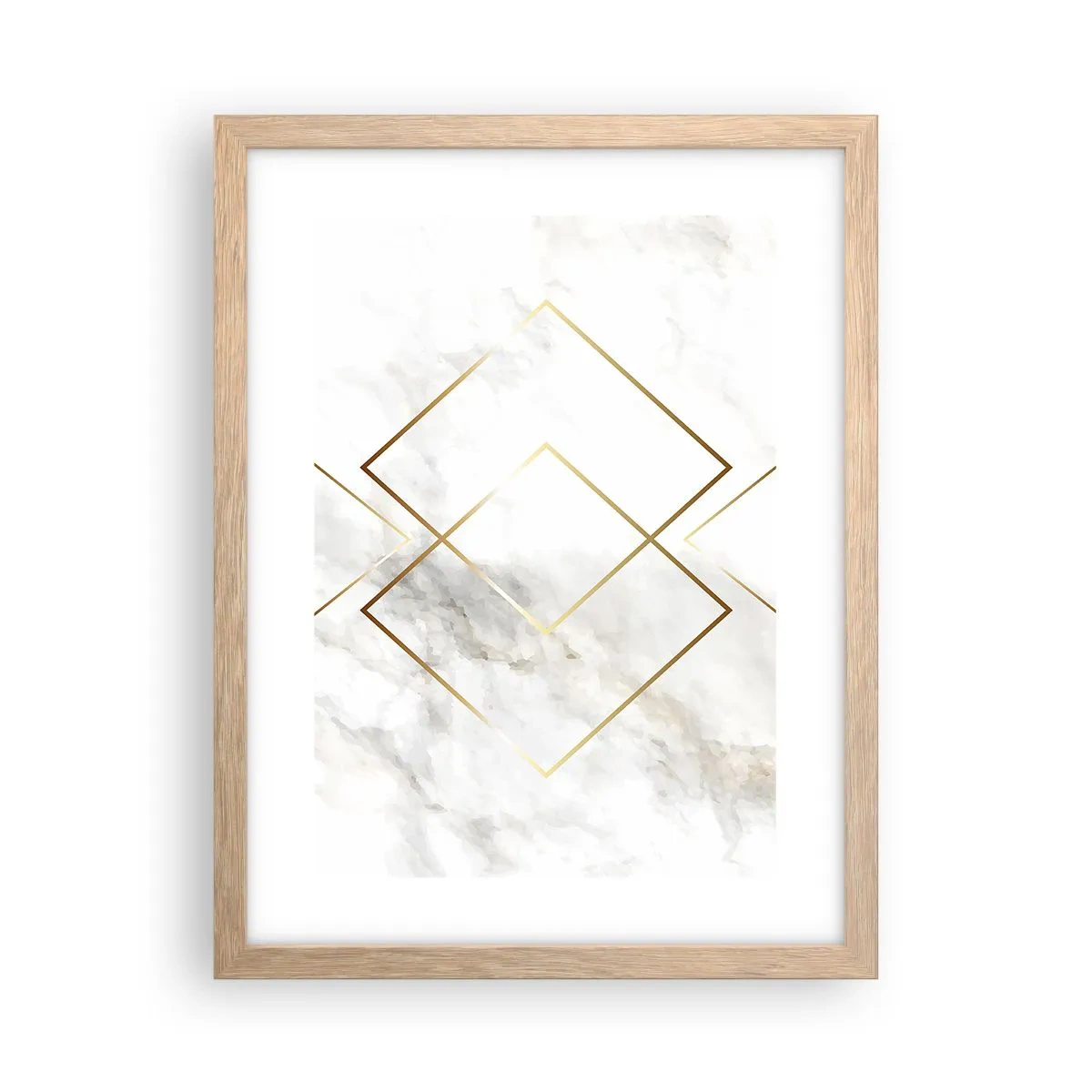 Plagát v ráme zo svetlého duba - Pohľad na nekonečno - 30x40 cm