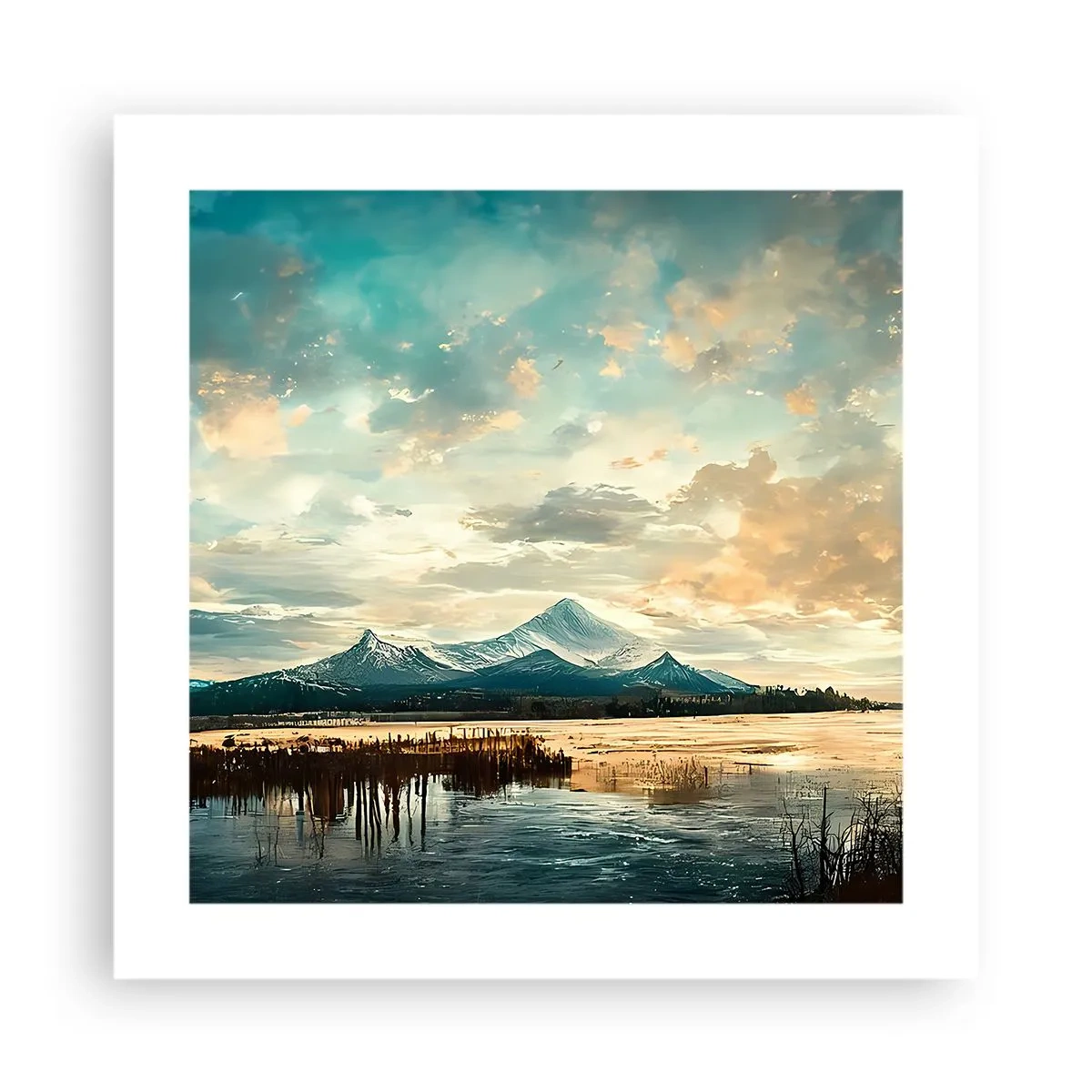 Plagát - Pod ochranou neba - 40x40 cm