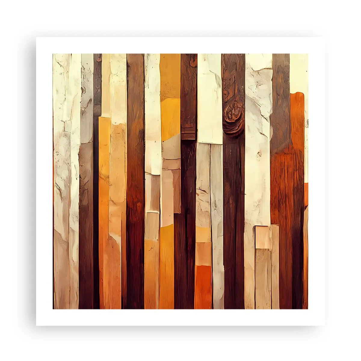 Plagát - Hymna lesných stromov - 60x60 cm