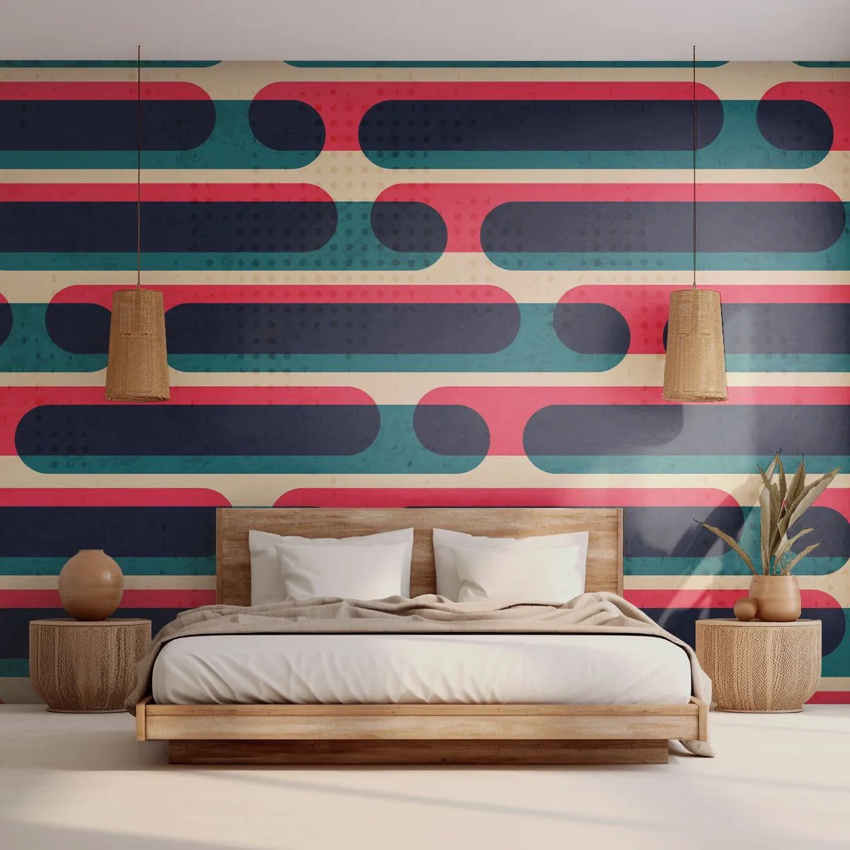 Samolepiaca Fototapeta Deluxe Sticker - Dovnútra a dopredu - Abstrakcia, Kus, Moderné umenie - 350x256 cm