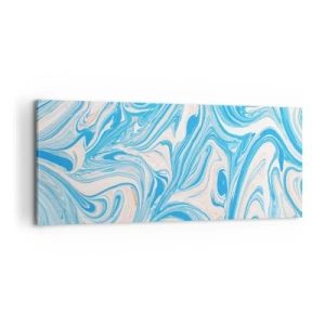 Obraz na plátne - Lagúna v tyrkyse - 120x50 cm