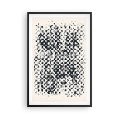 Plagát v čiernom ráme - Hmlistá kompozícia - 61x91 cm
