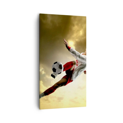 Obraz na plátne - Futbalové nebo - 55x100 cm