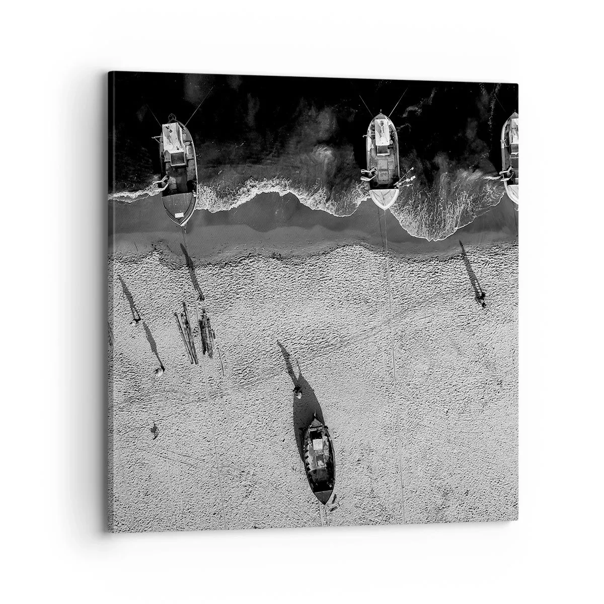 Obraz na plátne - Ešte na brehu… - 70x70 cm